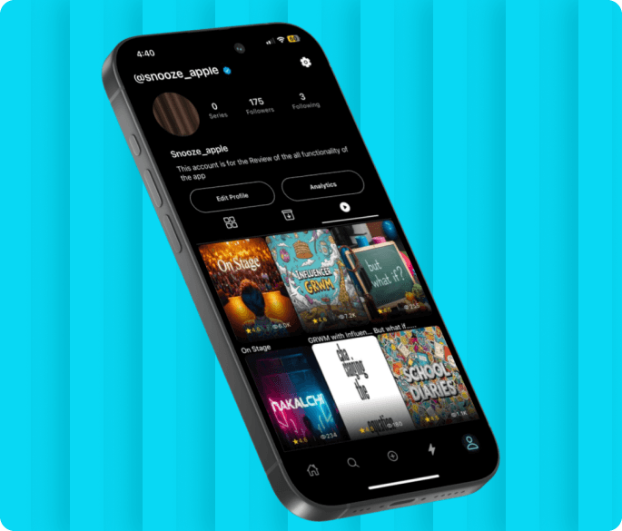 Creator-Centric Series Pages