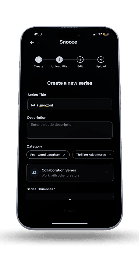 Snooze App Phone Mockup